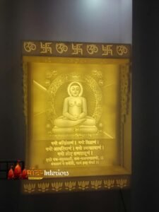 Corian Mandir Wall Mount for Home